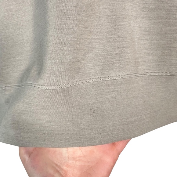 LULULEMON Perfectly Oversized Cropped Crew Softstreme Sweater in Grey Sage - Picture 9 of 13